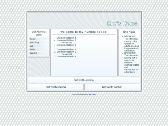 index screenshot