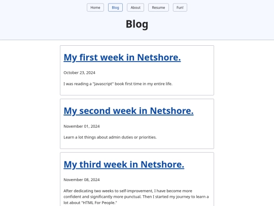 blog screenshot