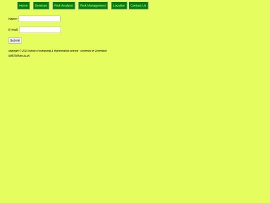 Contact Us screenshot