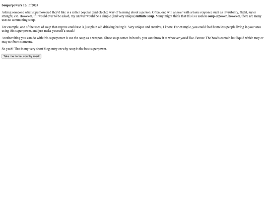 infinitesoup screenshot