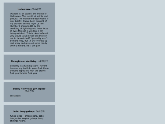 posts screenshot