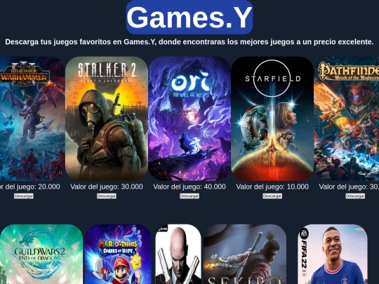 factuweb-catalogo/catalogoVideoJuegos screenshot