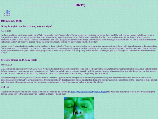 blog screenshot