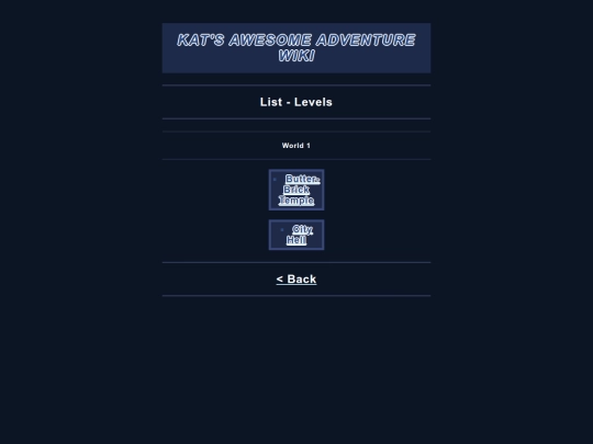 levels screenshot