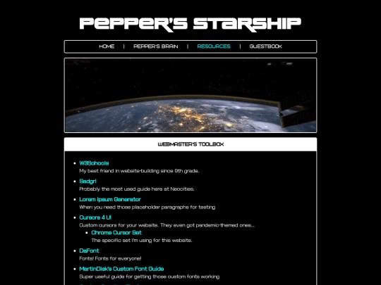 resources screenshot