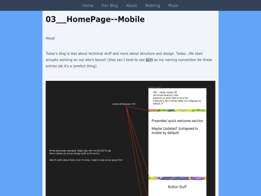 dev-blog/03__HomePage--Mobile screenshot