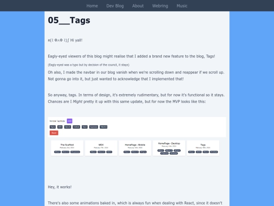 dev-blog/05__Tags screenshot