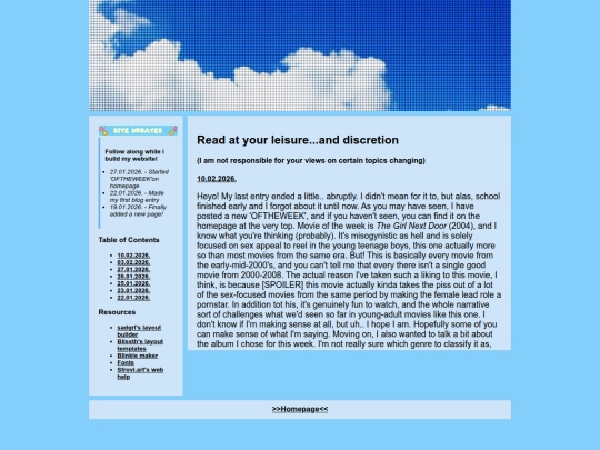 blog screenshot