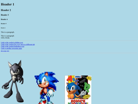 test screenshot
