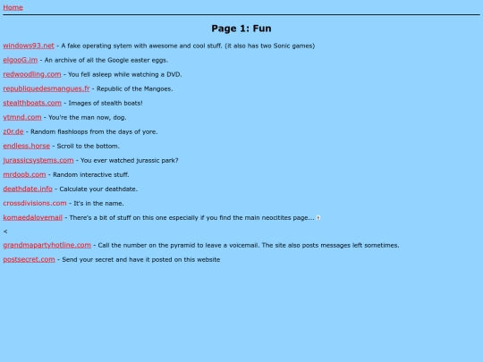 webs screenshot