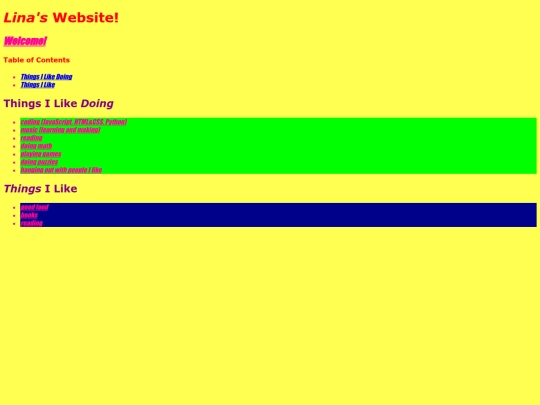 index screenshot