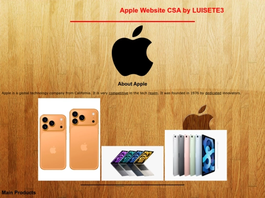 Applewebcsa screenshot