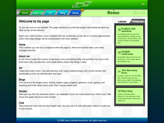SectionsEN/start_en screenshot