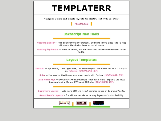 index screenshot