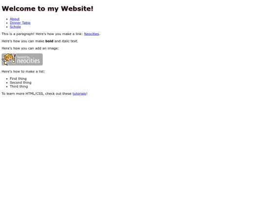 dinnertable screenshot