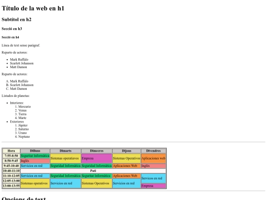 Index screenshot
