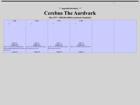 Titles/Other/Cerebus-The-Aardvark screenshot