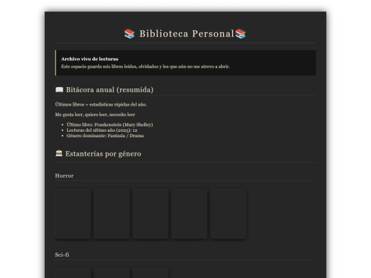 second/bitacora screenshot