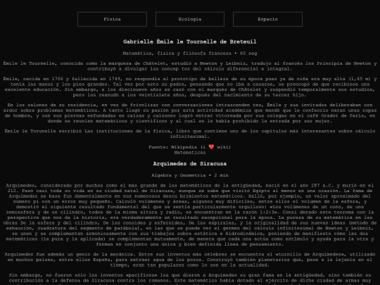 second/third/ciencia screenshot
