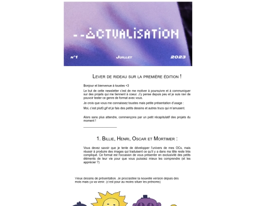 newsletter/juillet2023 screenshot