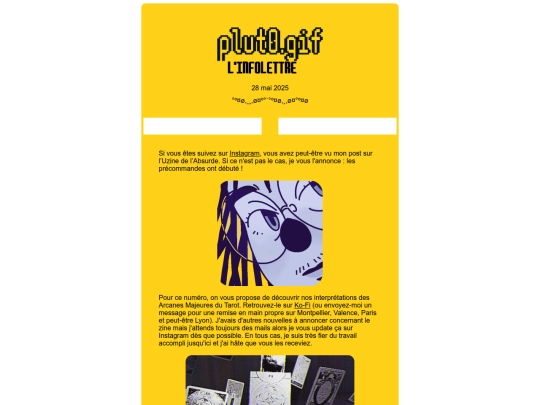 newsletter/mai2025 screenshot