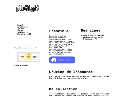 zines screenshot
