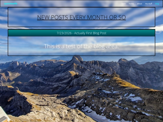 blog screenshot