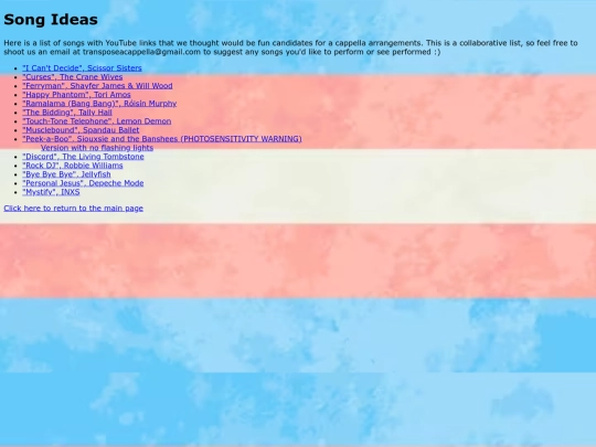 songlist screenshot