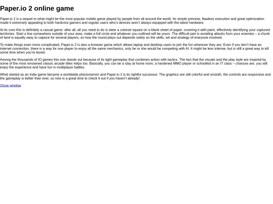 Games/paperio screenshot