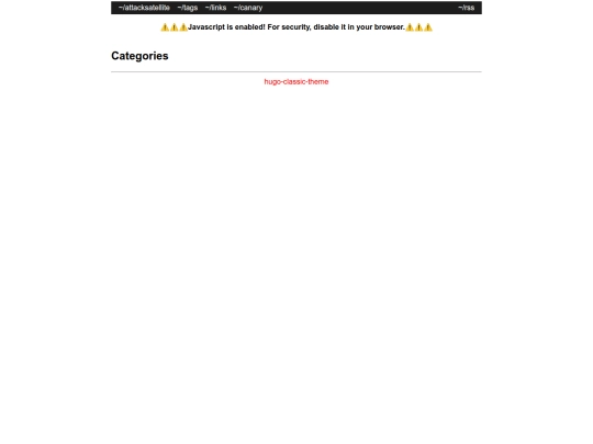 categories screenshot