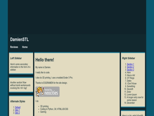 index screenshot