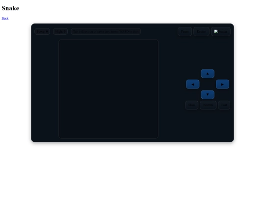 tools/snake screenshot
