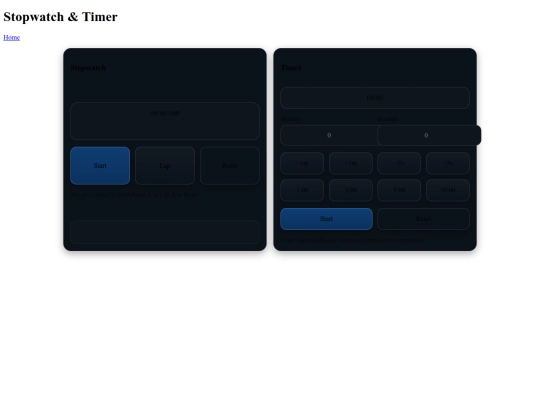 tools/stopwatch screenshot