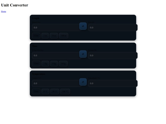 tools/unit-converter screenshot