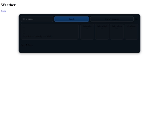 tools/weather screenshot