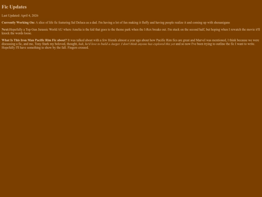updates screenshot