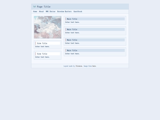 Templates/BabyBlueTemplate screenshot