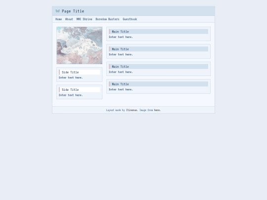 Templates/BlogTemplate screenshot