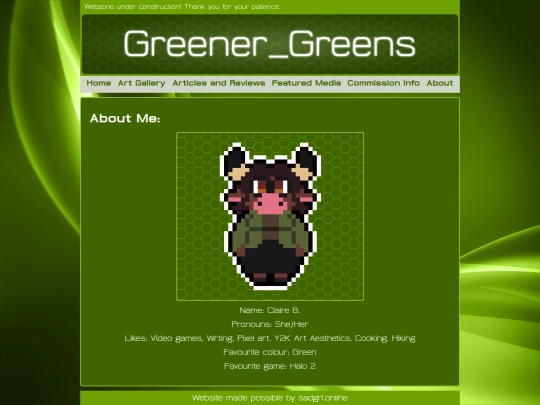 Directory pages/about screenshot