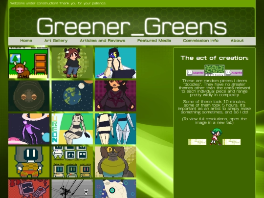 Directory pages/art gallery files/doodles/doodles screenshot