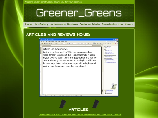 Directory pages/articles and reviews pages/articlesandreviewshome screenshot
