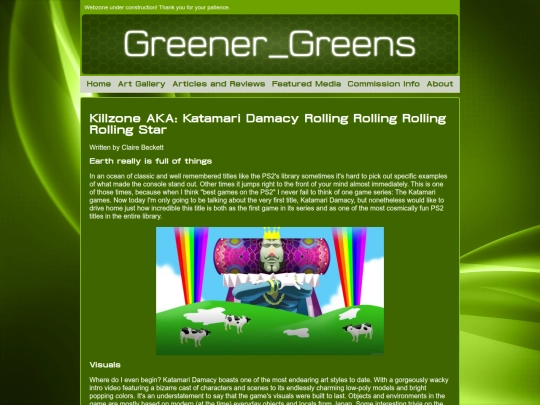 Directory pages/articles and reviews pages/katamarireview screenshot