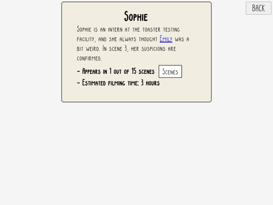 sophie screenshot