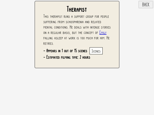 therapist screenshot