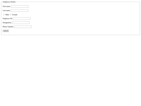 Employee screenshot
