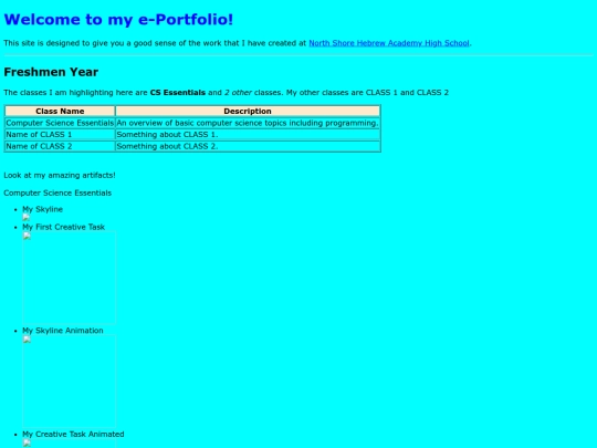 index screenshot