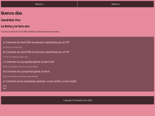 modulo3 screenshot