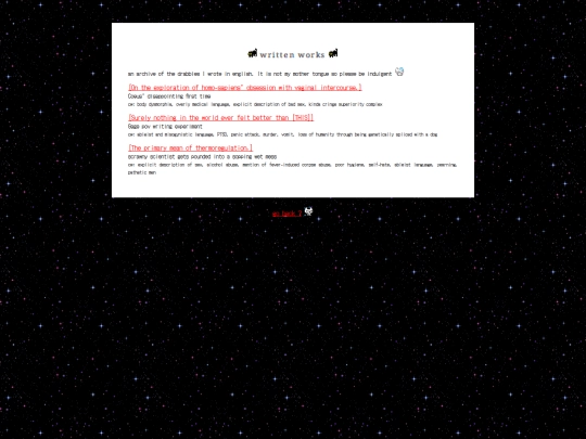 writing-index screenshot