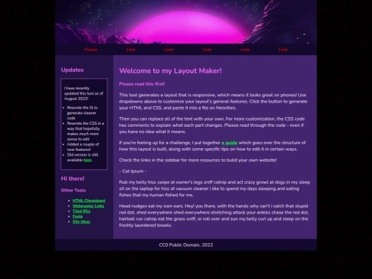 index screenshot