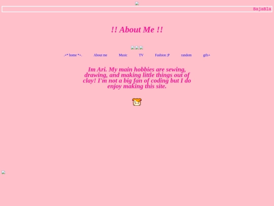 about-me screenshot